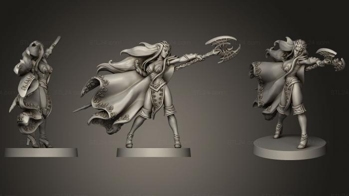 Figurines heroes, monsters and demons (Sword amp Sorcery 2, STKM_1261) 3D models for cnc